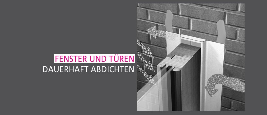 Fenster und Türen dauerhaft abdichten - die drei Ebenen einer bauschadensfreien Anschlussfuge